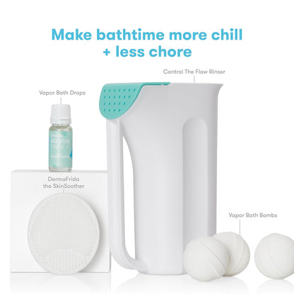 Frida Baby Kit de mejora para baño de bebé | Artículos esenciales d...