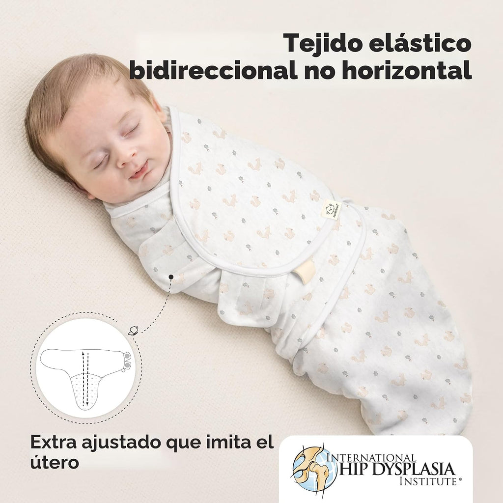 KeaBabies Paquete de 3 Sacos de Dormir Orgánicos para Bebés - Pañal...