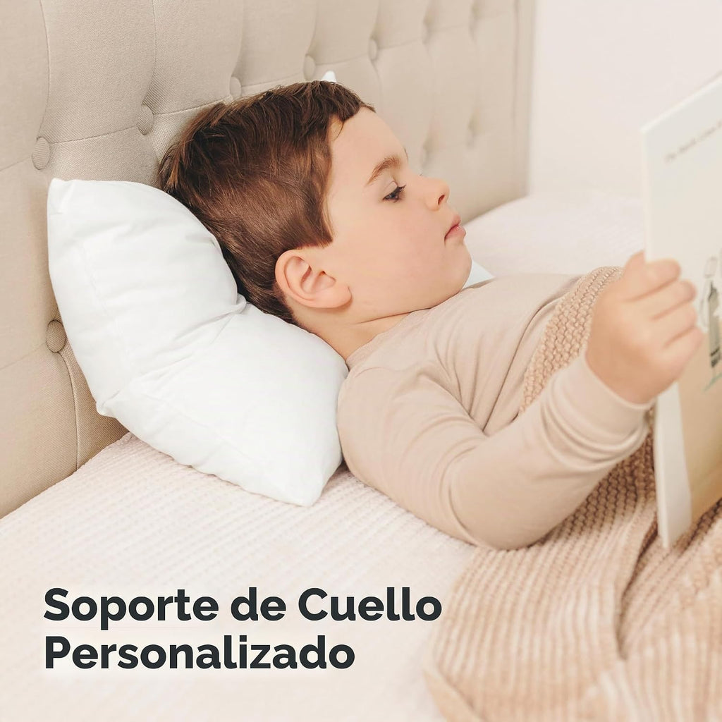 KeaBabies Paquete de 2 almohadas para niños de 2 años a 5,14 x 20 p...