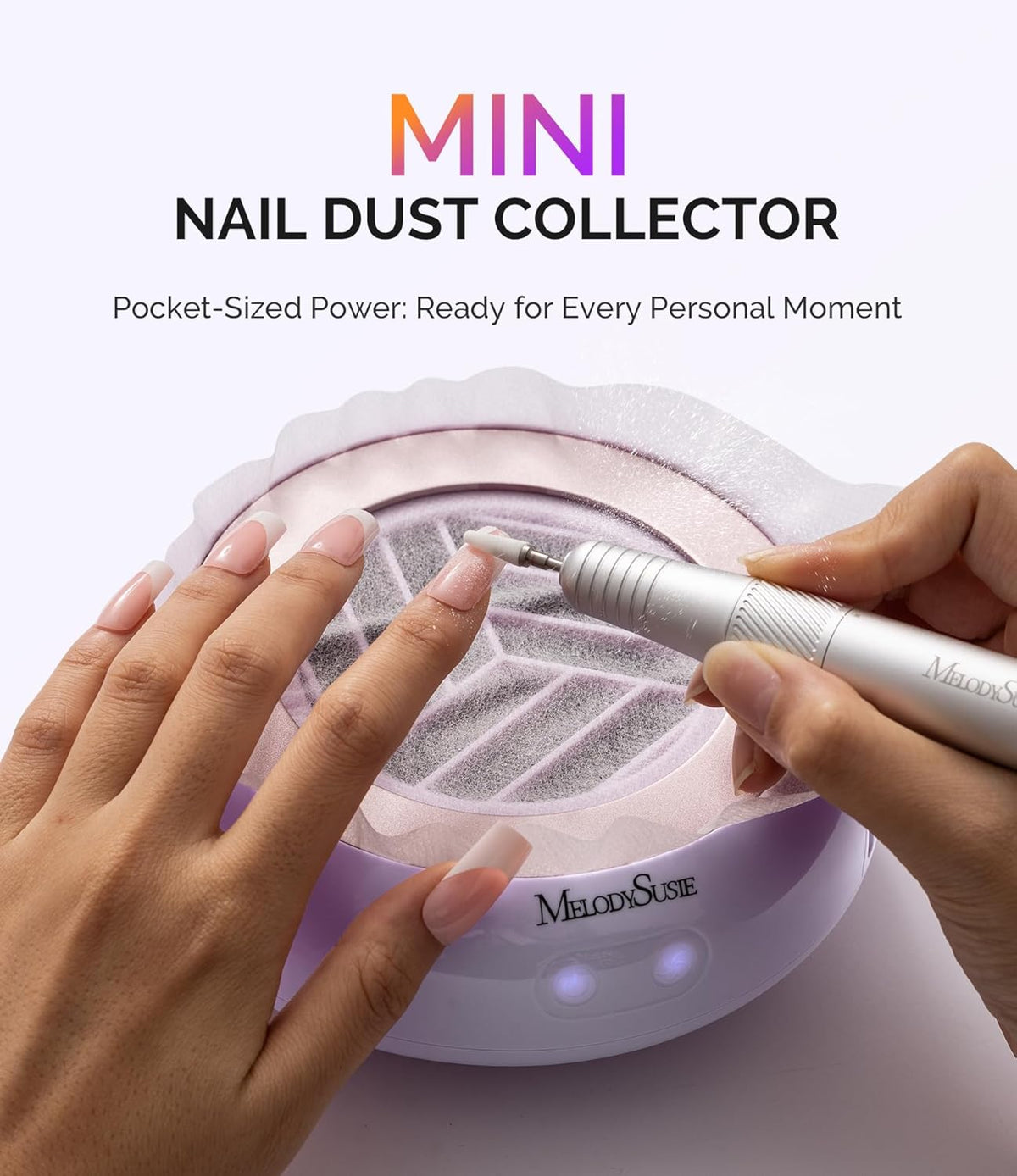 MelodySusie Colector de polvo de uñas de bolsillo HProA para elimin...
