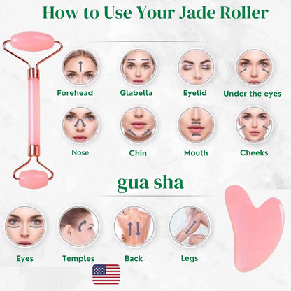 Vaporizador facial, juego completo de spa en casa \u2013 Rodillo de...