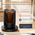 Taza de café autoagitable, taza calentada de 10 onzas con agitación...