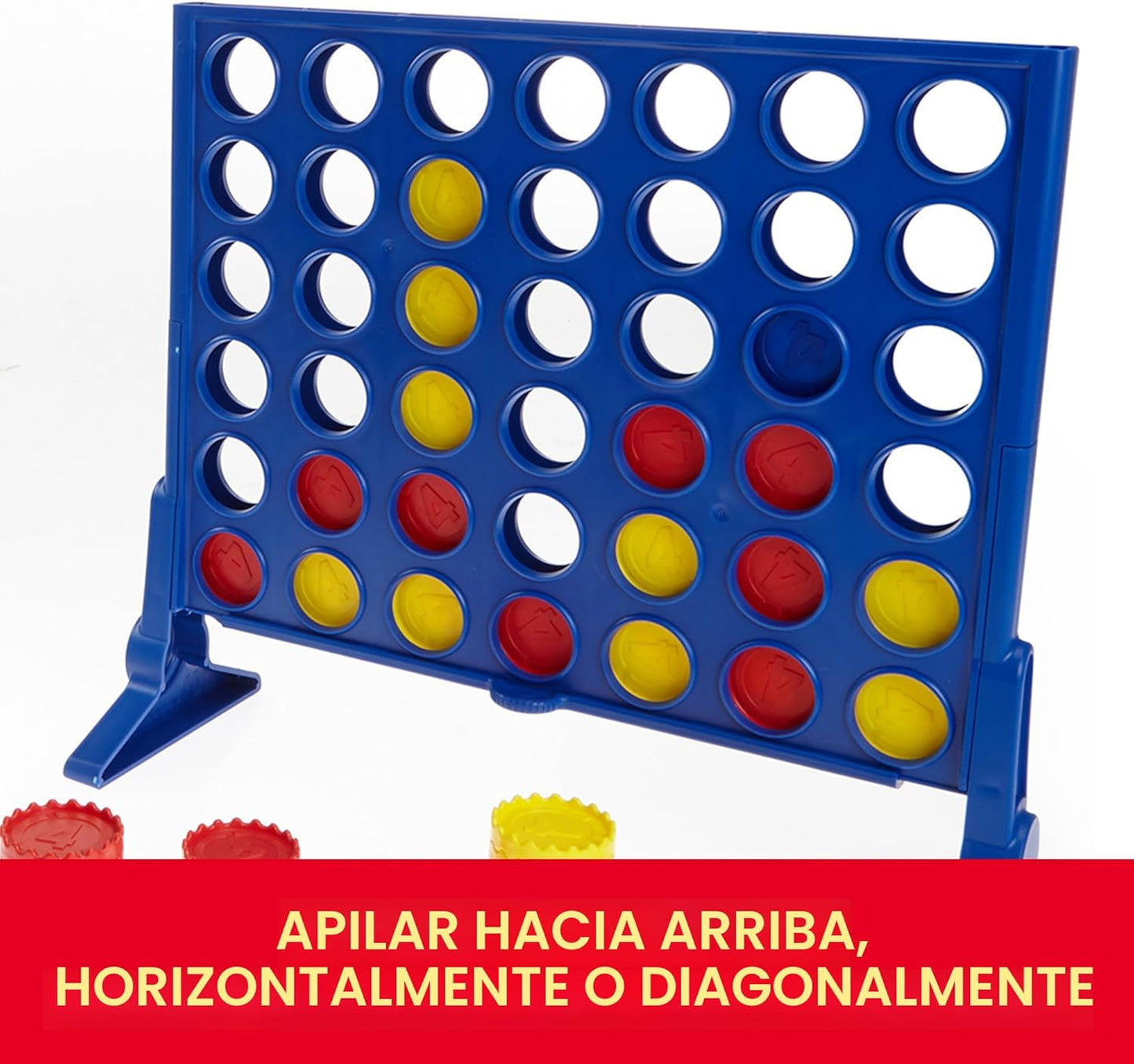 Hasbro Gaming Conecta 4 Juego de mesa de estrategia para edades de 6 años en adelante (exclusivo de Amazon)