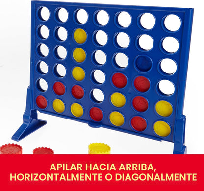 Hasbro Gaming Conecta 4 Juego de mesa de estrategia para edades de 6 años en adelante (exclusivo de Amazon)