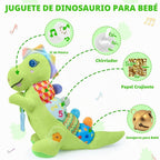 Juguetes Musicales de Peluche de Dinosaurio Bebé para 0-3-6-9-12 Me...