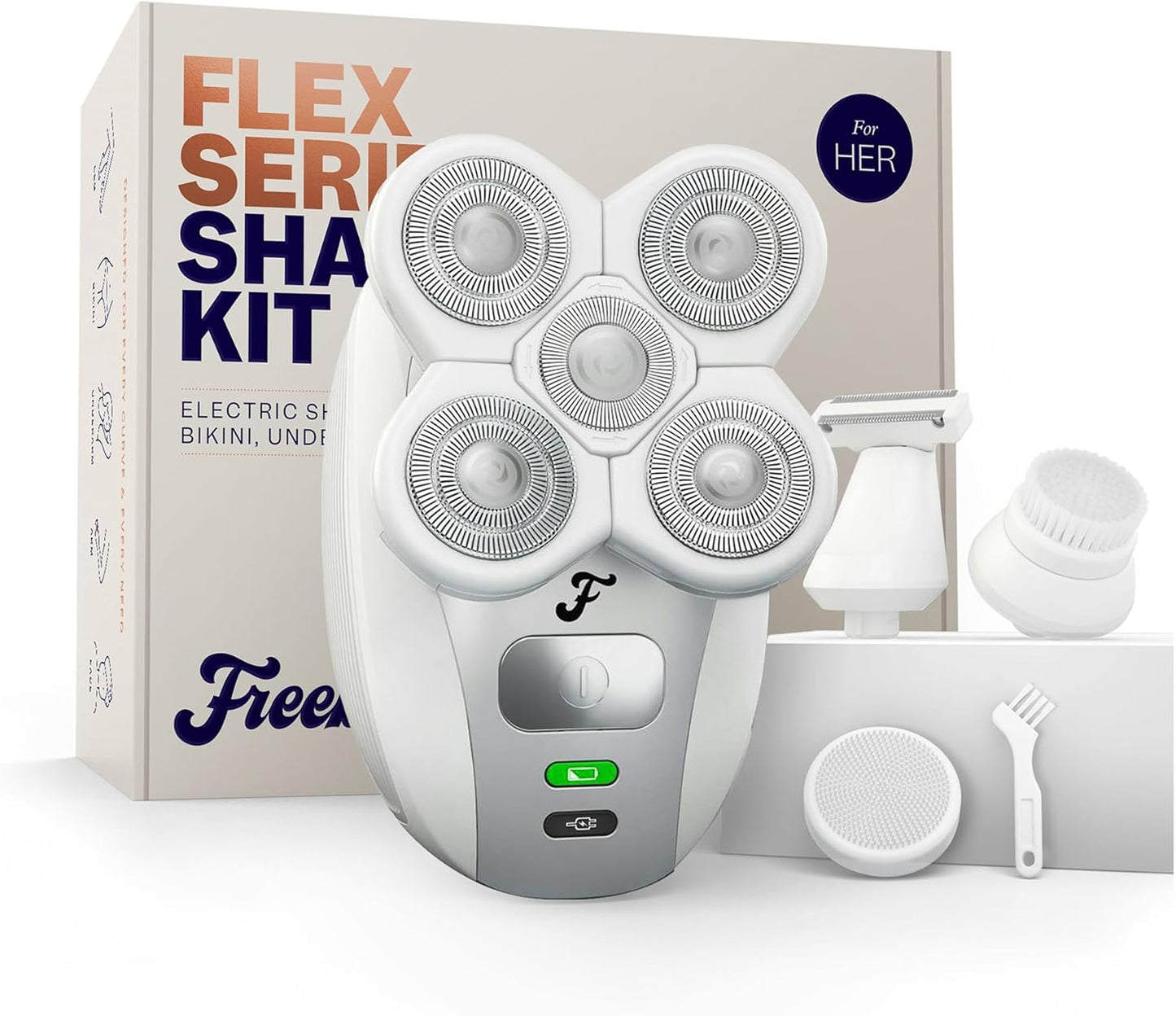 Freebird FlexSeries Maquinilla de Afeitar Eléctrica para Mujeres -...