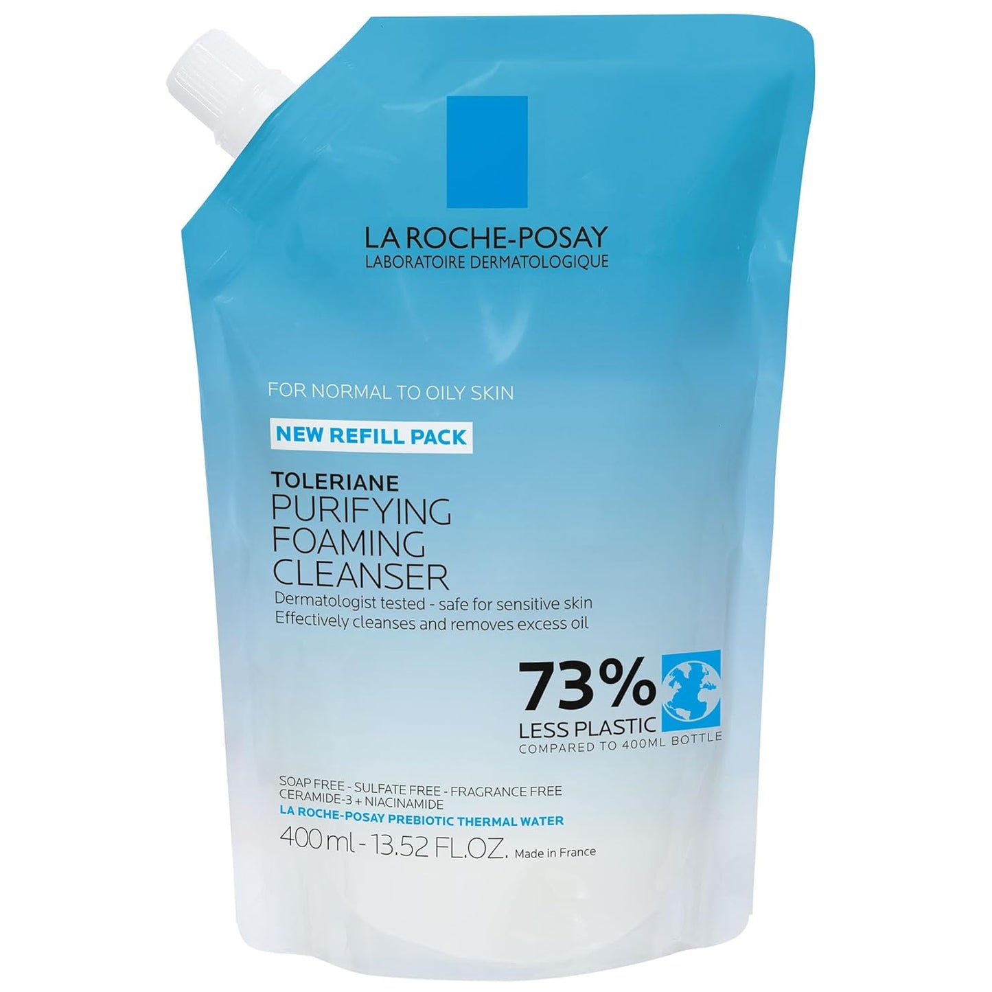 La Roche-Posay Toleriane Limpiador Facial Espumoso Purificante, Lim...