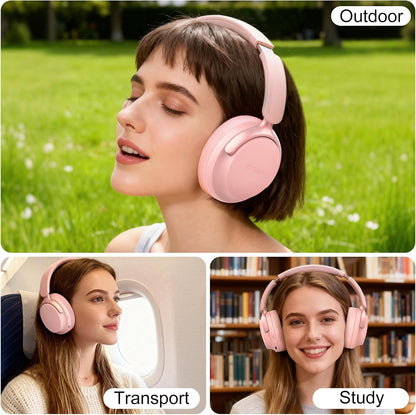 RORSOU B8 auriculares Bluetooth supraaurales, 6 modos de música EQ...