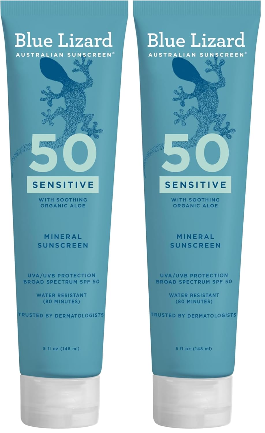BLUE LIZARD Protector solar mineral, SPF 50+, tubo, óxido de zinc,...