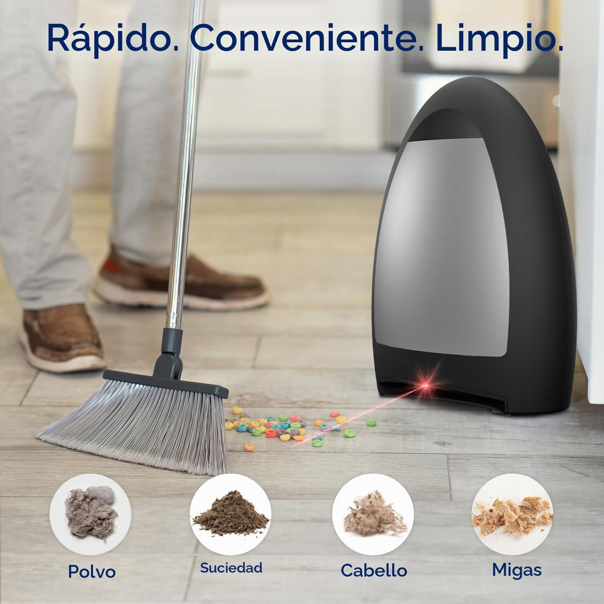 EyeVac Aspiradora de aproximación sin contacto para el hogar con re...