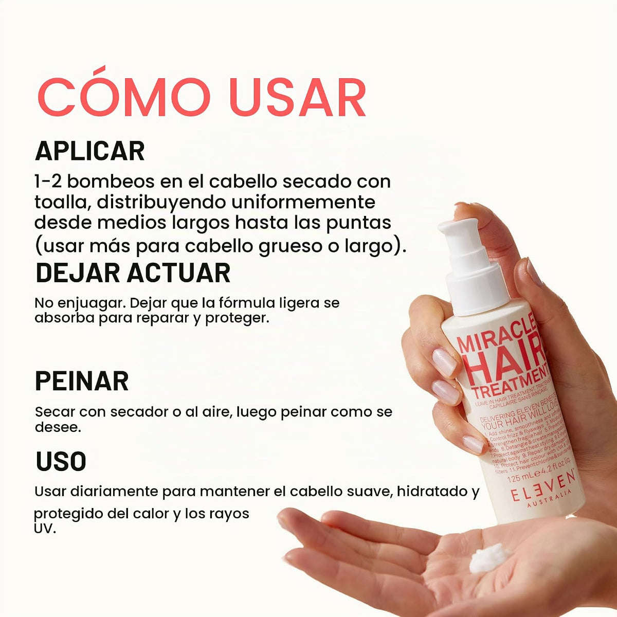 ELEVEN AUSTRALIA Miracle Leave In Hair Treatment - Productos para e...