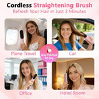 Go Brush Pro para Cabello Corto 2026, Cepillo Alisador de Cabello I...