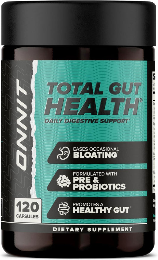 ONNIT Total Gut Health - Suplemento digestivo diario probado IGEN s...