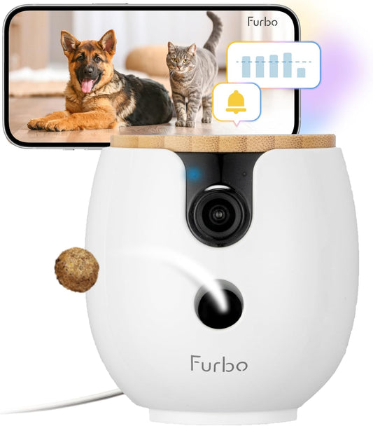 Furbo Mini 360° [Requiere suscripción] Nueva cámara 2K QHD para mas...