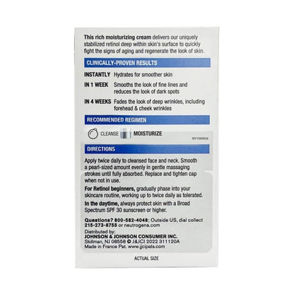 Neutrogena Rapid Wrinkle Repair - Crema facial regeneradora de reti...