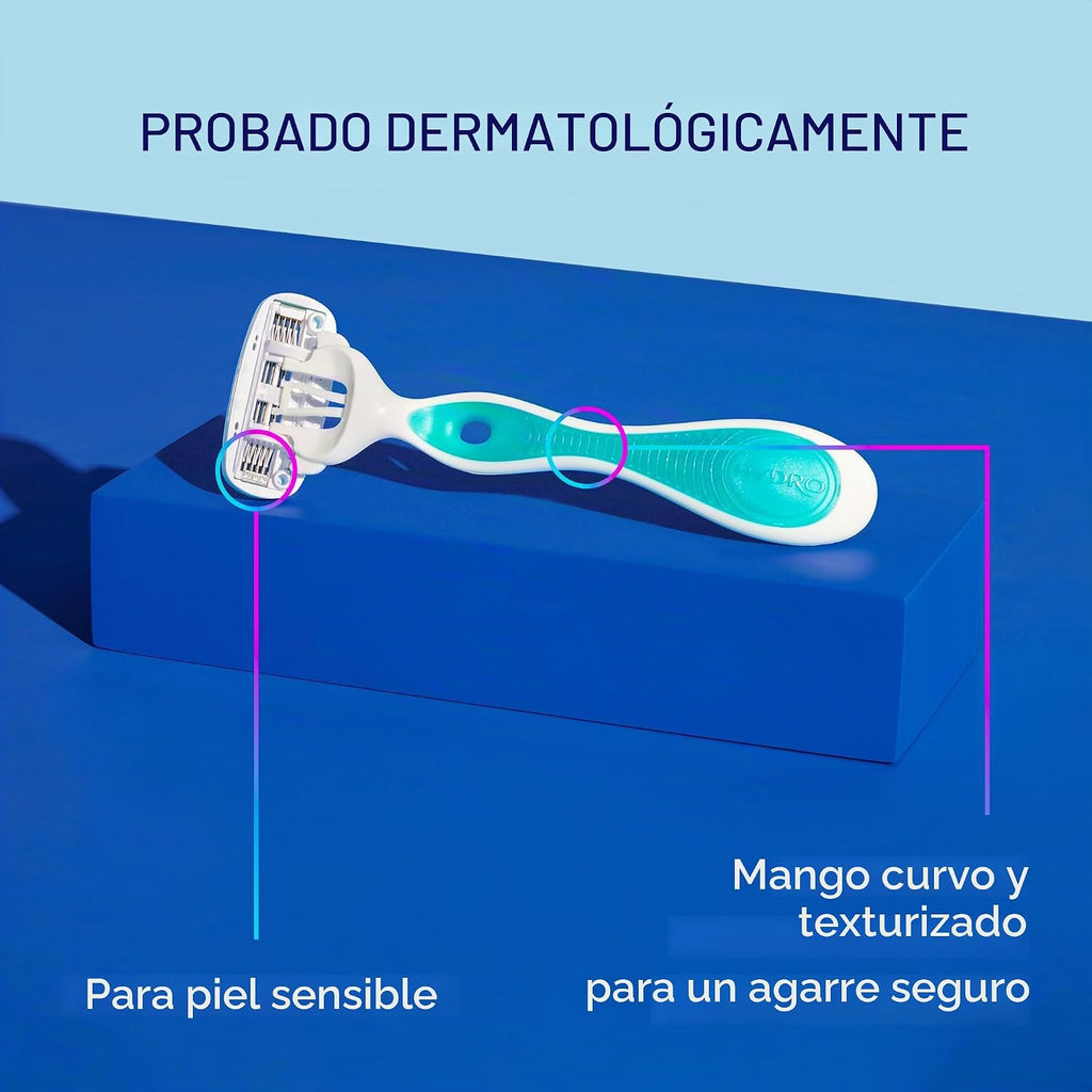 Schick Hydro Silk Sensitive - Maquinillas de afeitar desechables pa...