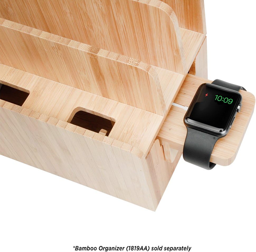 MobileVision organizadores y estantes de bamboo, Apple reloj solo a...