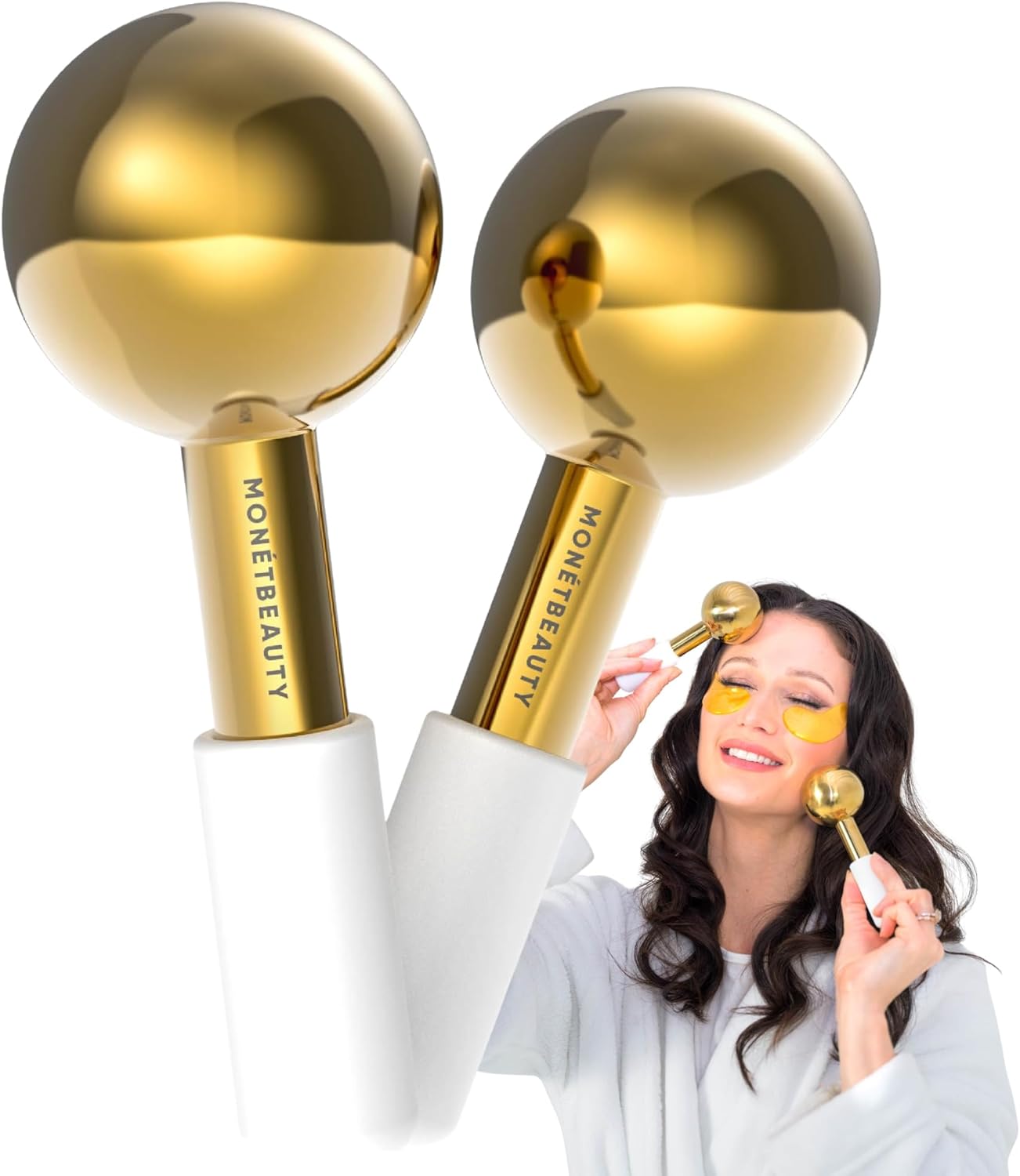 MonétBeauty Globos de Hielo de Acero Inoxidable para Tratamientos F...