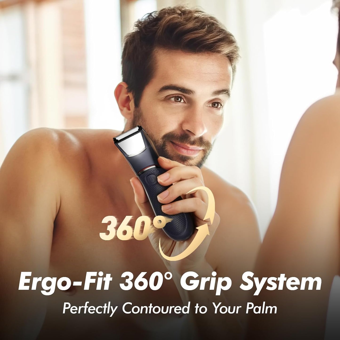 JMJDYITAO Recortador corporal para hombres: Recortador de vello púb...