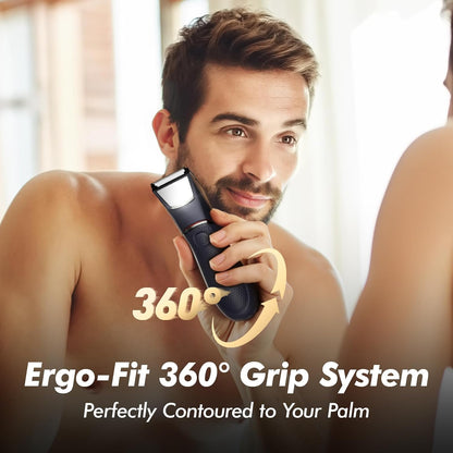 JMJDYITAO Recortador corporal para hombres: Recortador de vello púb...
