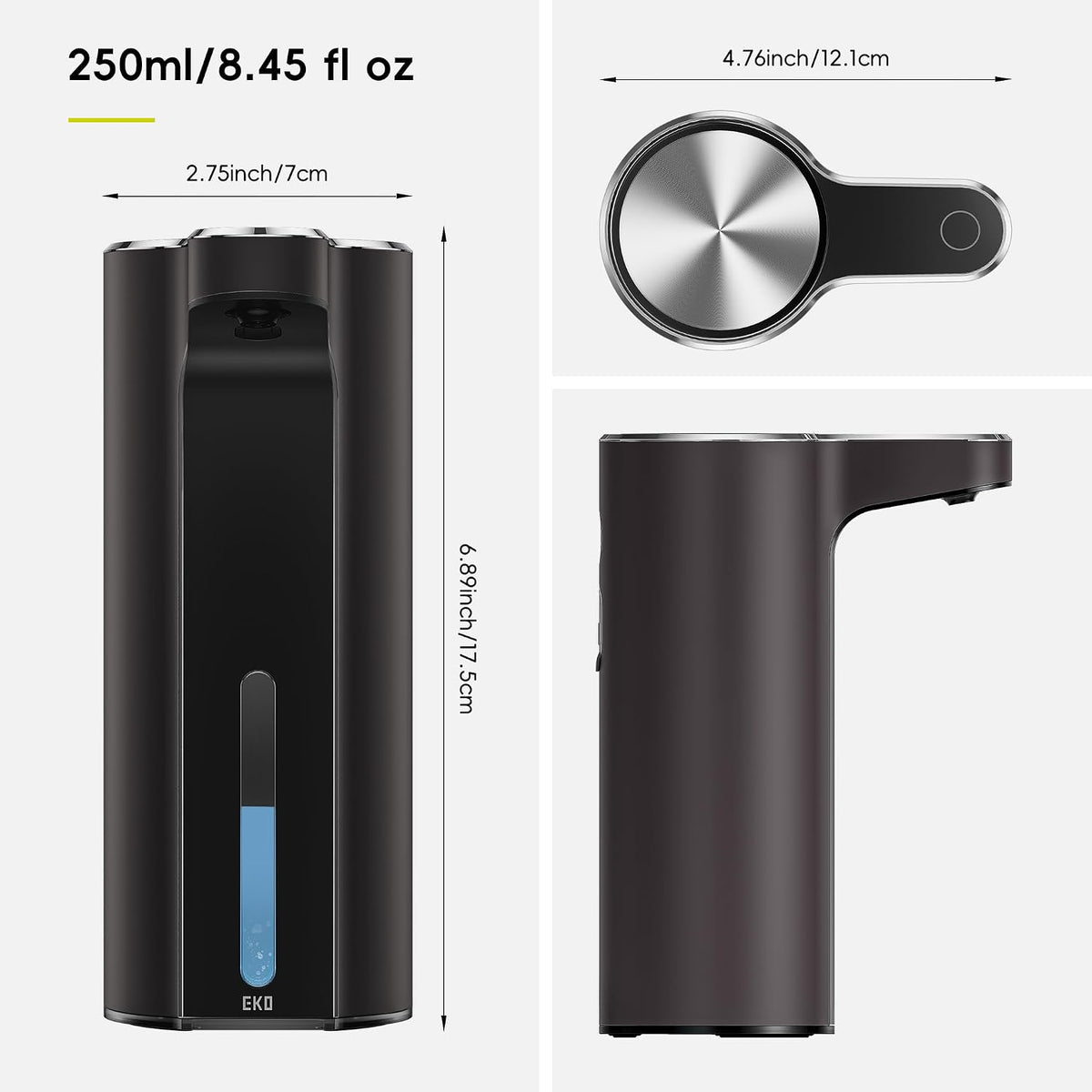 EKO Dispensador de jabón automático sin contacto Aroma para baño y...