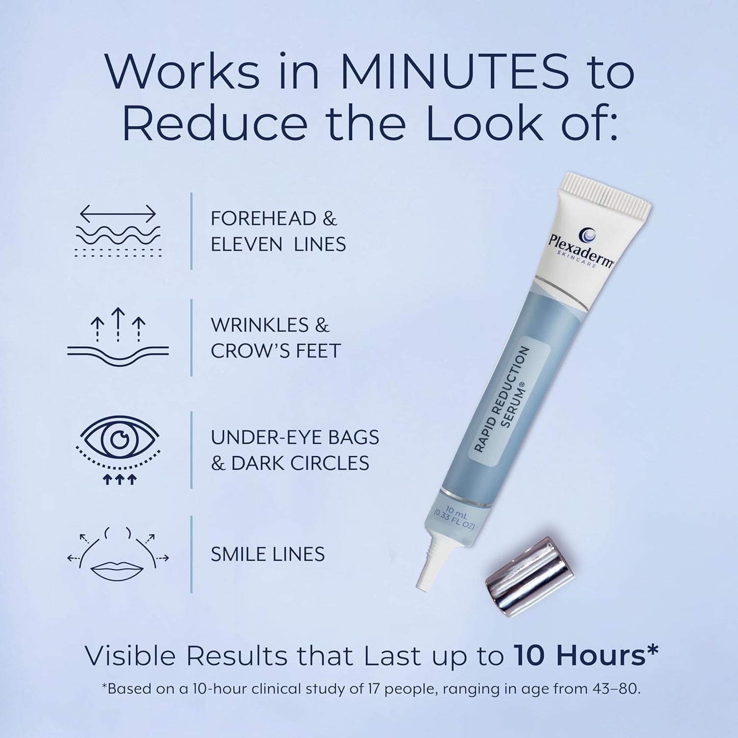 Plexaderm Suero de ojos de reducción rápida: reduce visiblemente la...