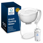 Brita - Jarra grande con filtro de agua para agua potable y grifo c...