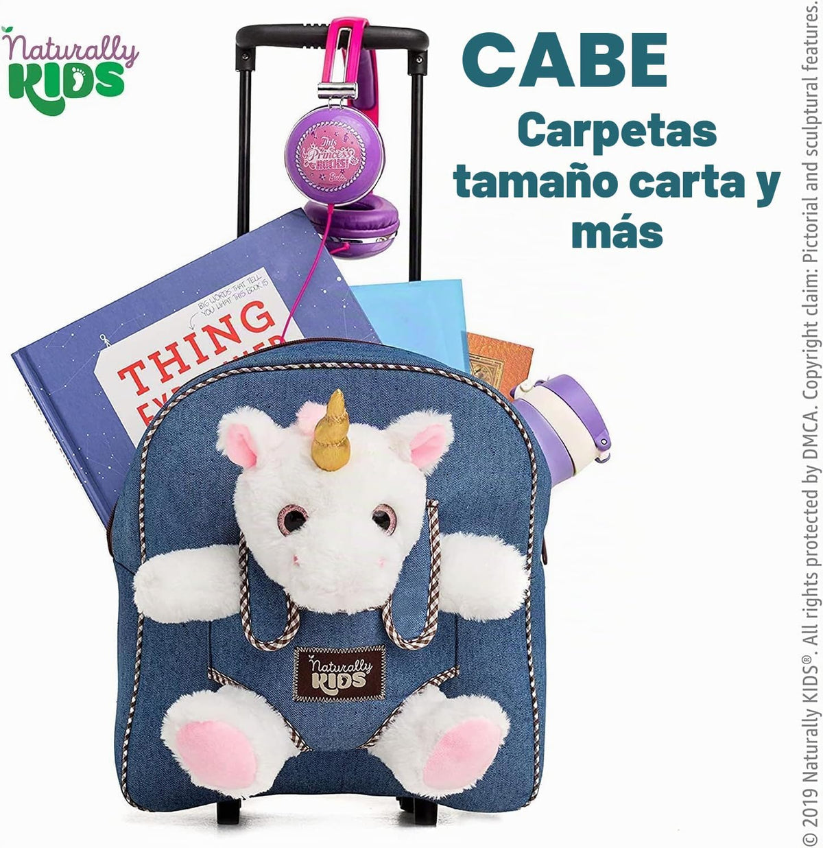 Naturally KIDS Maleta para niños pequeños con. Juguete de peluche c...