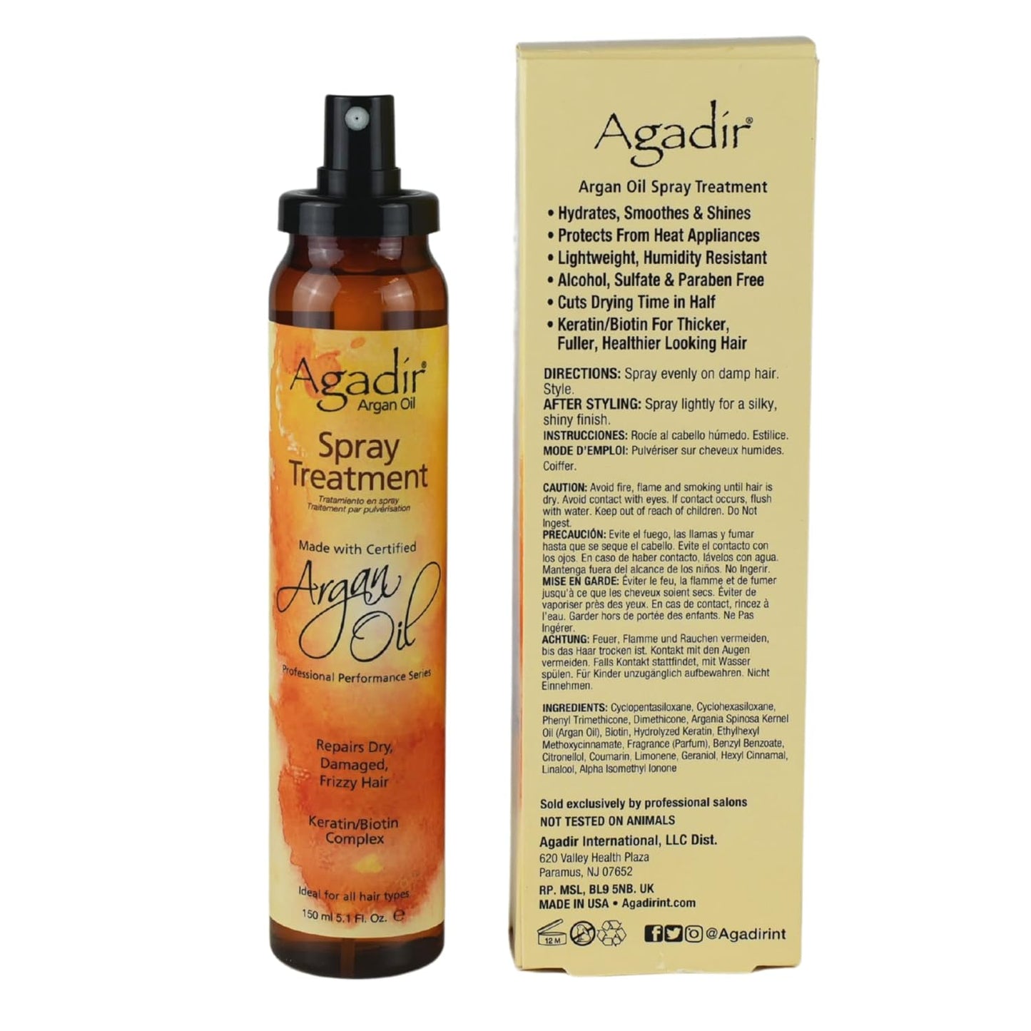 Tratamiento de aceite de argán en espray
