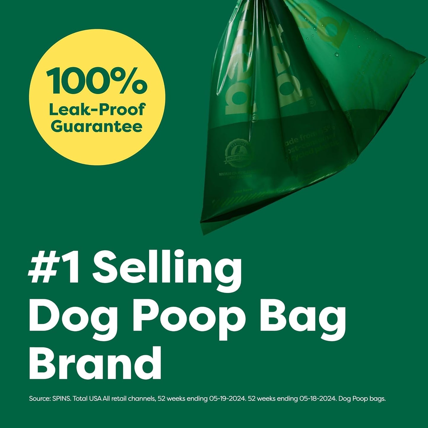 Earth Rated - Bolsas para excremento de perro, bolsas extra gruesas...