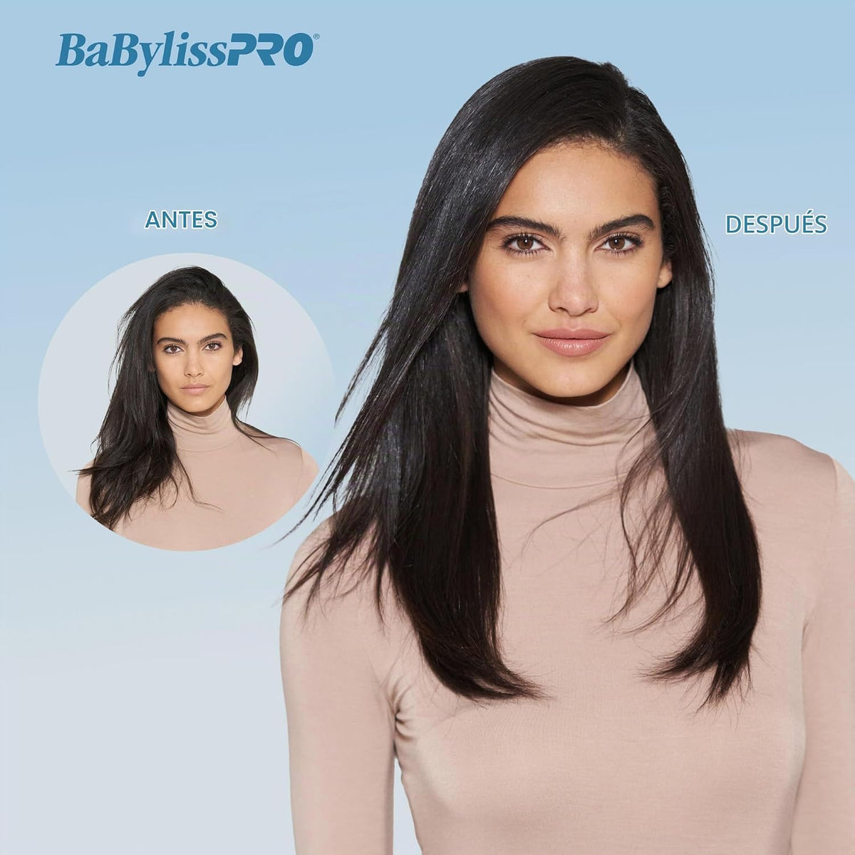 BabylissPRO Nano Titanium Ionic Plancha de pelo, plancha profesiona...