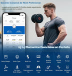 Báscula GE para peso corporal, grasa corporal, IMC, masa muscular,...