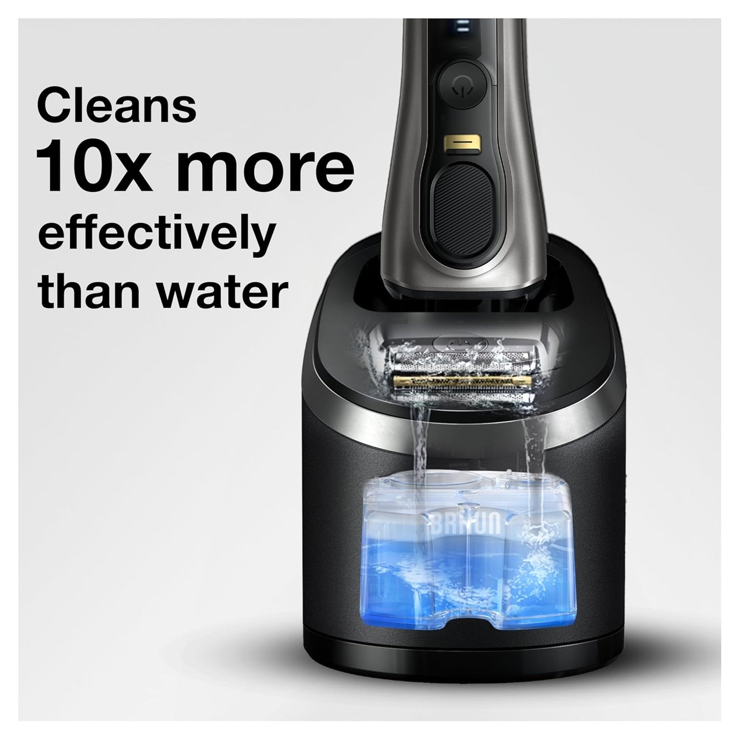 Braun Clean & Renew - Cartuchos de recambio CCR, solución líquida de repuesto para limpieza y carga, paquete de 10