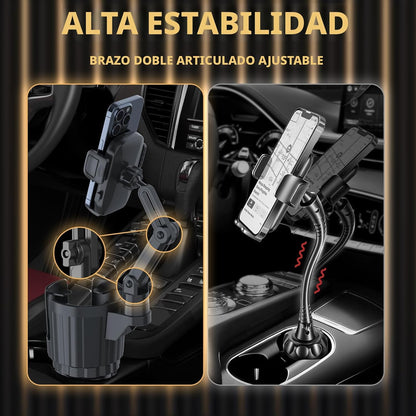 Soportes de teléfono para tu coche, expansor de portavasos universa...