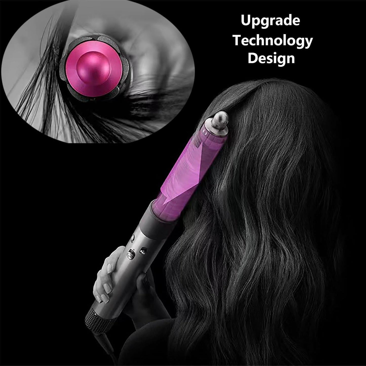 Cepillo voluminizador redondo grande para Dyson Airwrap Stylers (HS...