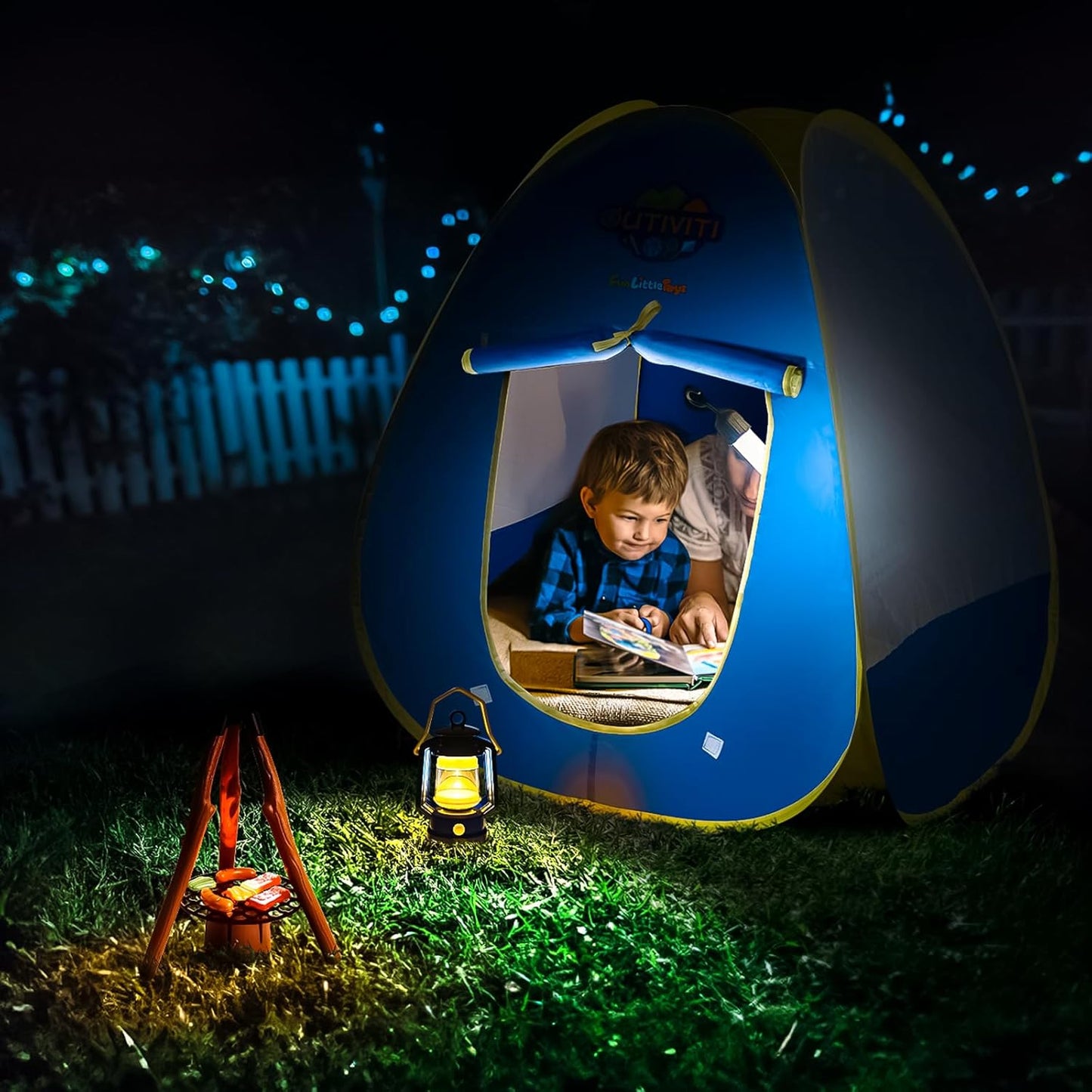 Fun Little Toys Tienda de juegos para niños con juguetes de camping...