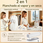 EICORA Vaporizador de mano para ropa, vaporizador 2 en 1 y plancha...