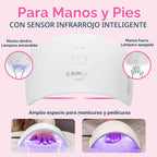 SUNUV Lámpara de uñas LED UV, secador de uñas para esmalte de gel,...