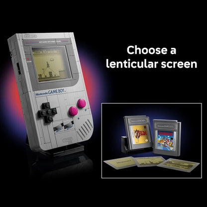 LEGO Super Mario Game Boy - Juegos de construcción retro para adultos, a partir de 18 años - Regalos para cumpleaños - Modelo coleccionable con juegos y soporte de exhibición - 72046