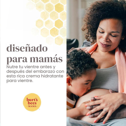 Crema Burt's Bees Mama Belly para el cuidado de la piel, loción...