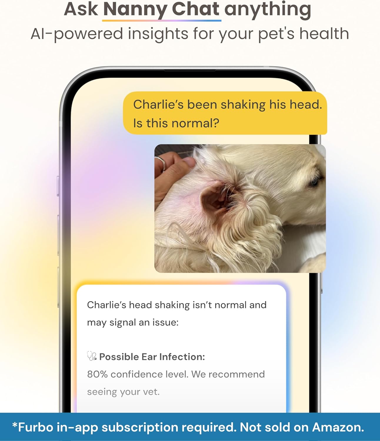 Furbo Cámara para perros de 360° [requiere suscripción] Desbloqueo...