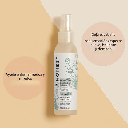 The Honest Company Acondicionador de cabello sin fragancia, desenre...