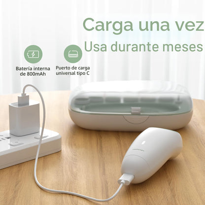 Momcozy Lima eléctrica de uñas para bebé, recortadora de uñas eléct...