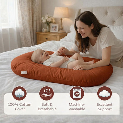 Loevin - Funda de almohada para tumbona para recién nacido, funda d...
