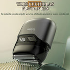 Tulzim Afeitadora eléctrica de lámina para hombres: 3 cuchillas flo...