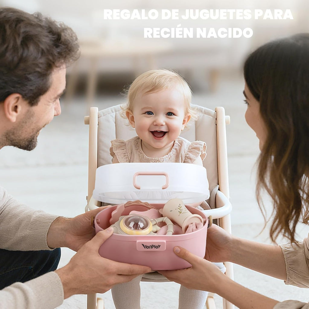 Juguetes para bebés 0-6 meses, sonajeros para bebés, juguetes de de...