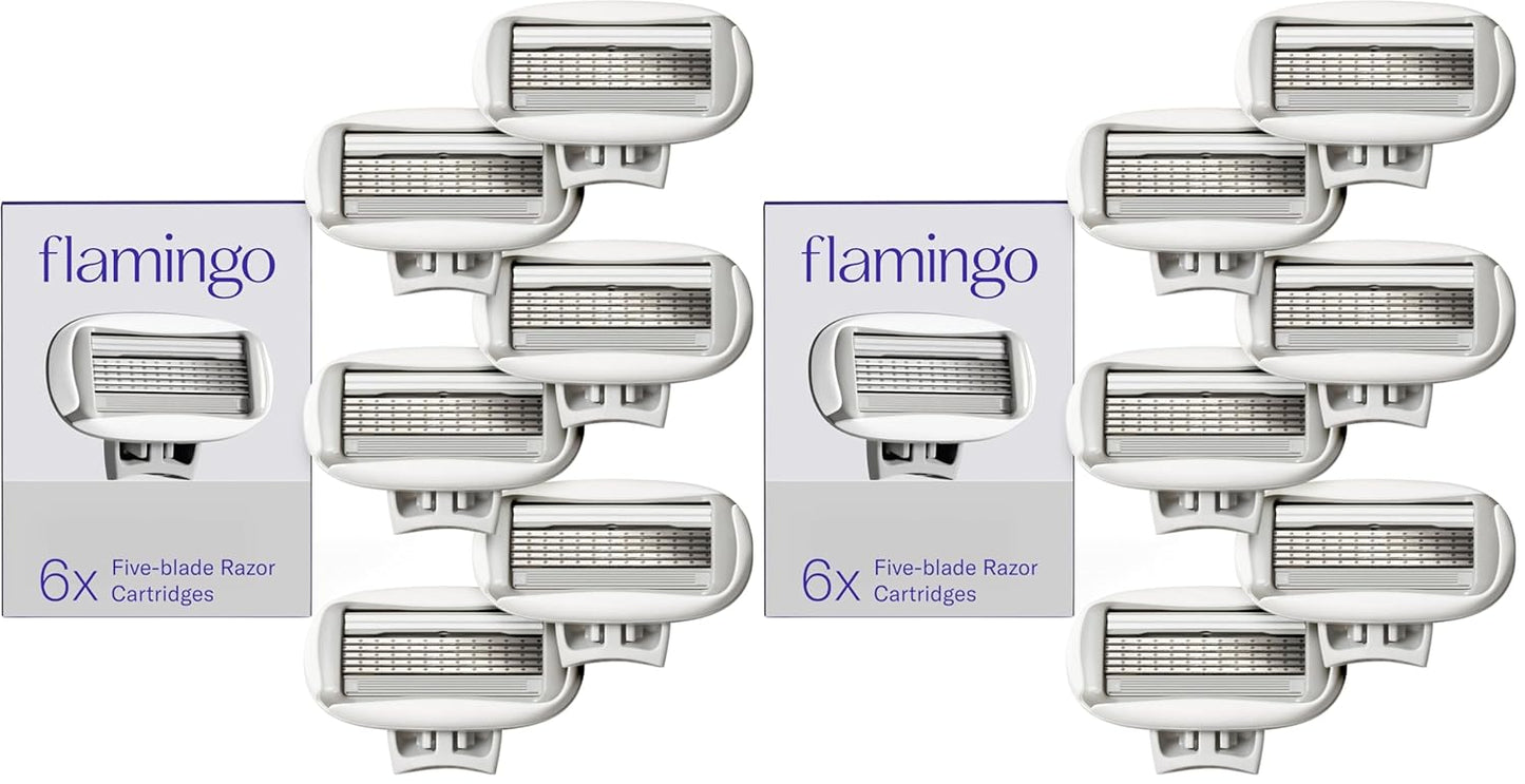 Flamingo Cartuchos de repuesto originales para mujer - Maquinilla d...