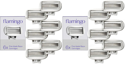 Flamingo Cartuchos de repuesto originales para mujer - Maquinilla d...