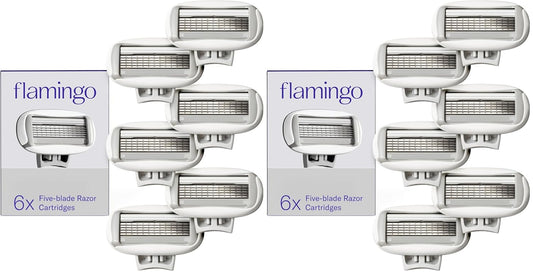 Flamingo Cartuchos de repuesto originales para mujer - Maquinilla d...