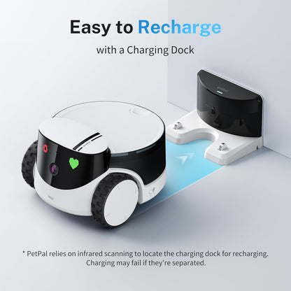 Enabot EBO ROLA PetPal FamilyBot Pet Camera Robot con dispensador d...